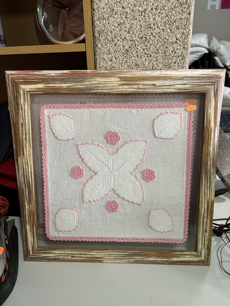 Quadros de renda para decoração