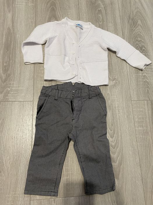 Zestaw spodnie i sweterek rozmiar 74