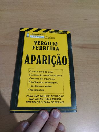 Livro de apontamentos da Aparição - Vergílio Ferreira