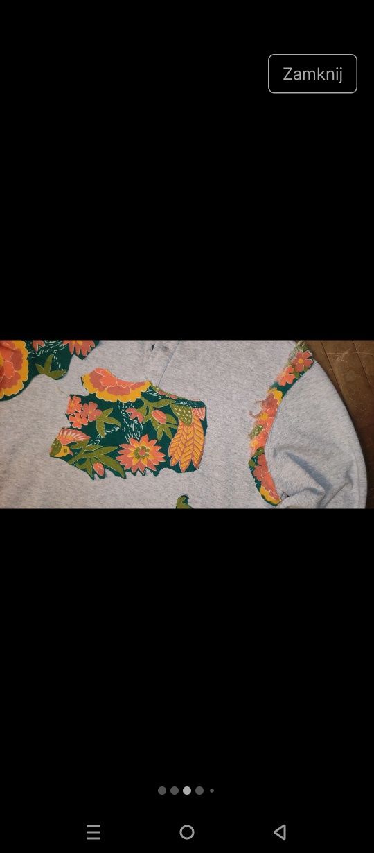 Bluza na guziki DIY Custom handmade 1of1 patchwork