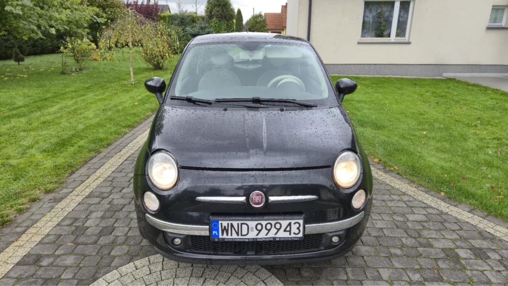 Fiat 500 kolor czarny