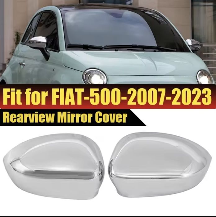 Capas de espelhos retrovisores Fiat 500