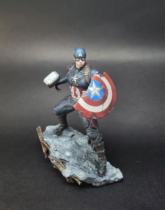 Marvel Kapitan Ameryka Endgame recznie malowany druk 3D