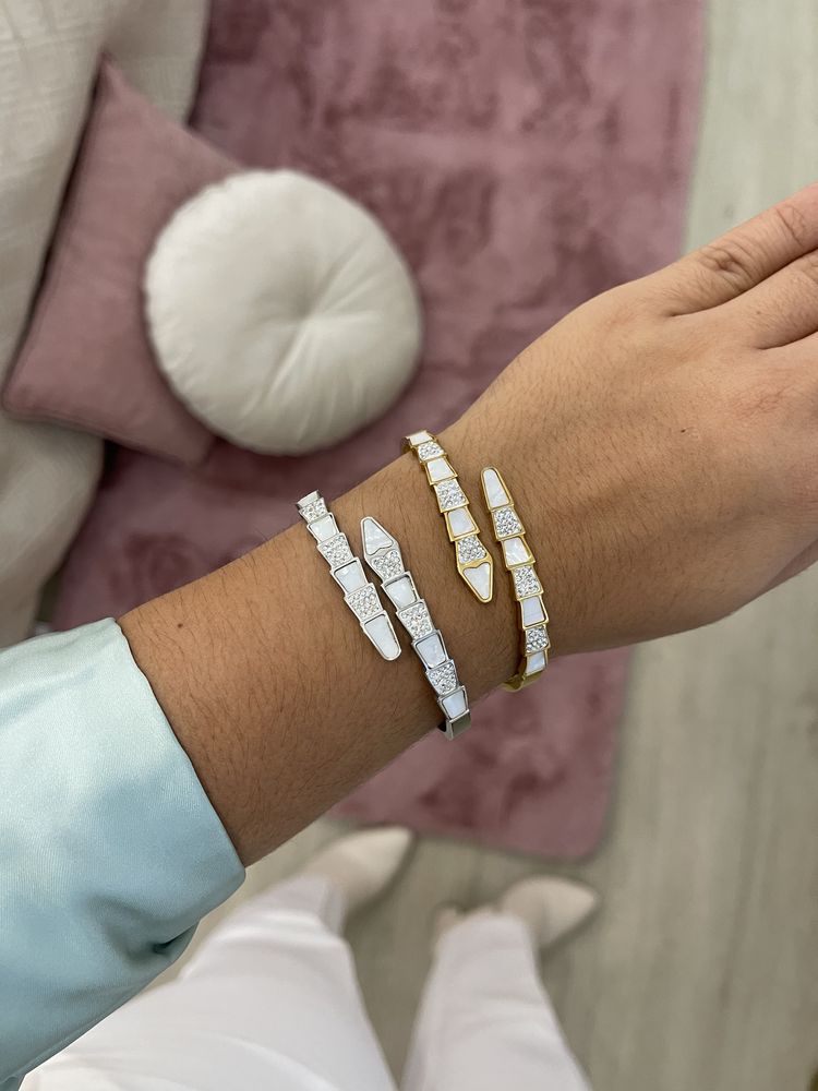 Pulseiras em aço inoxidável