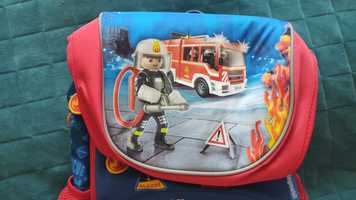 Nowy plecak, tornister Playmobil, Straż Pożarna