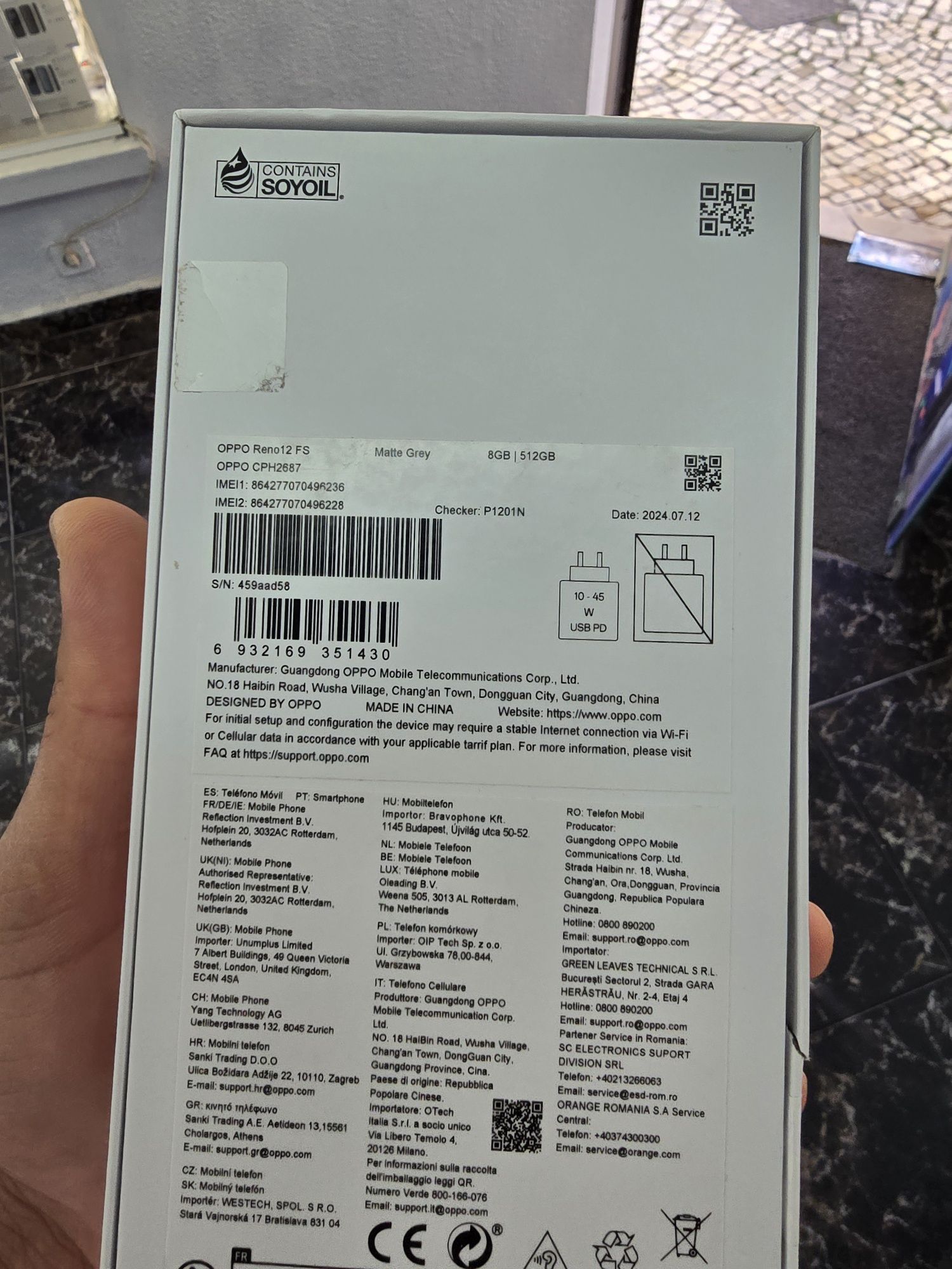 Oppo reno 12 fs..512gb