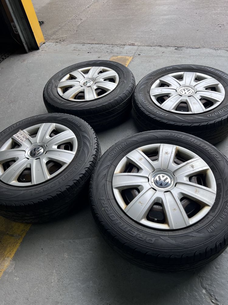 Диски R14 5x100 5j ET35 шини Premiorri R14 185 65