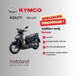 Kymco Agility Skuter Kymco Agility S125i, Rybnik, PROMOCJA, Raty 0%