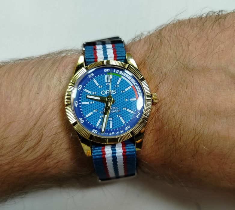 Zegarek Oris vintage mechaniczny naciąg