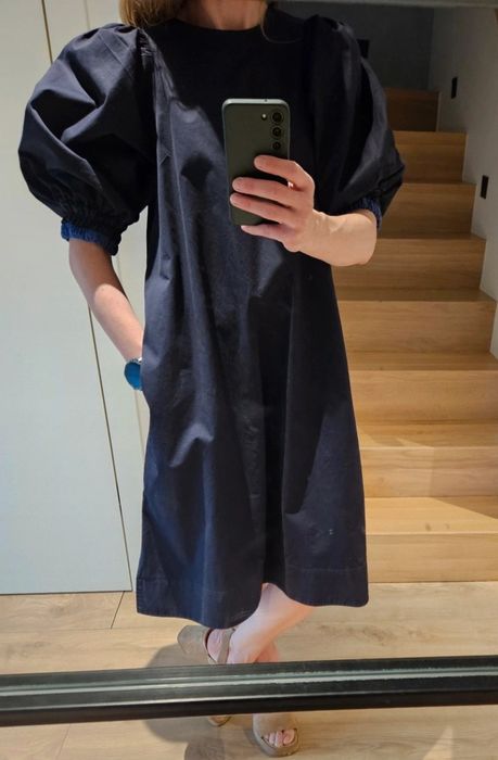 Sukienka midi z bufiastymi rekawami COS r.34