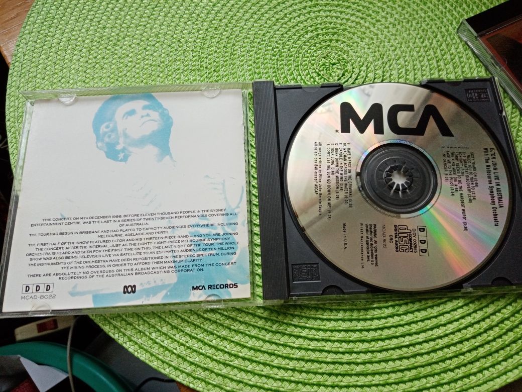 Elton John koncert płyta CD