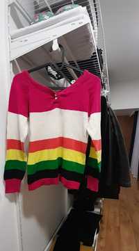 Sweter w paski 32