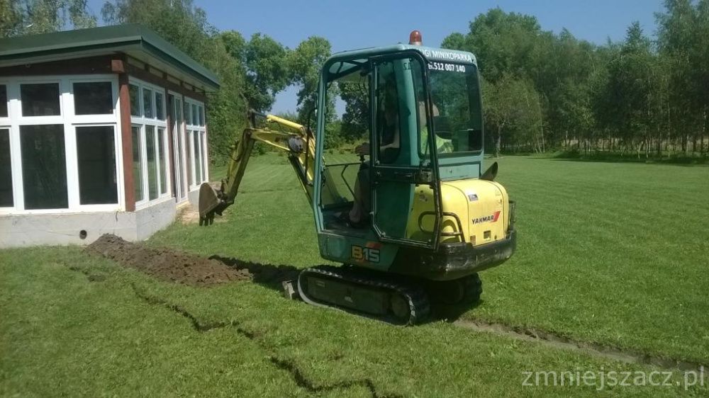 Podnośnik Koszowy, Mycie Dachów Elewacji, Minikoparka, Wycinka Drzew