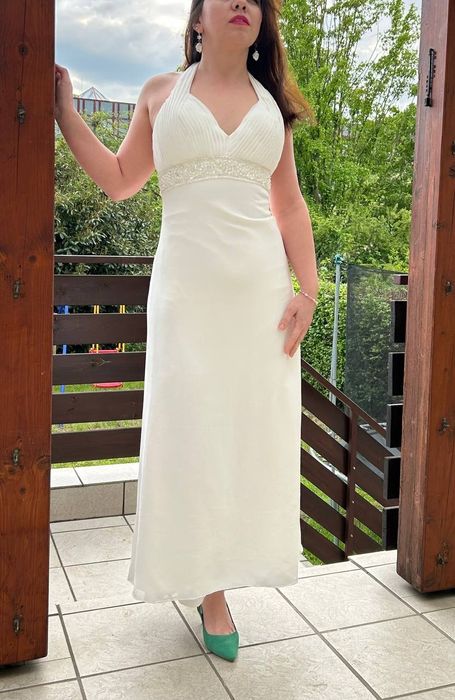 Свадебное длинное платье