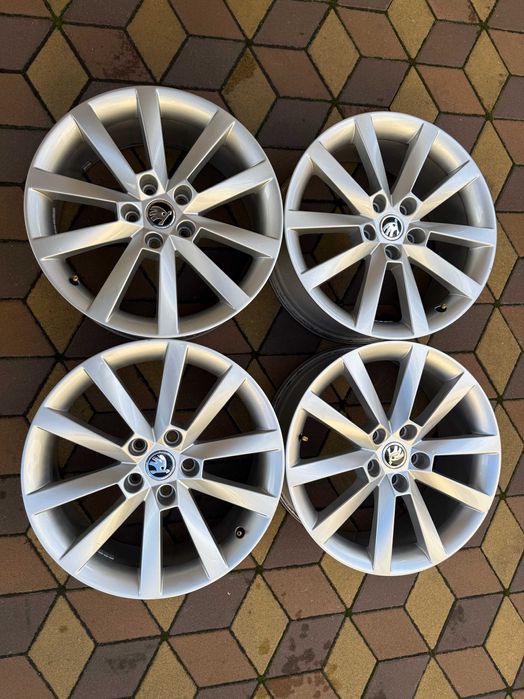 Диски оригінальні для Skoda Octavia, Superb R18 5x112