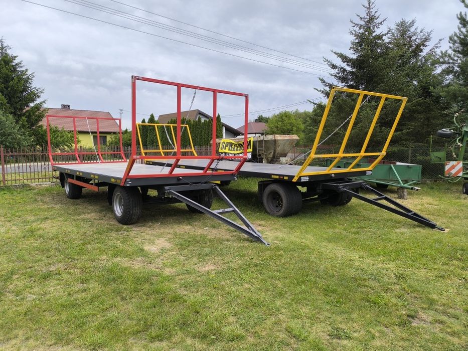 Przyczepa laweta do bel / platforma na bele