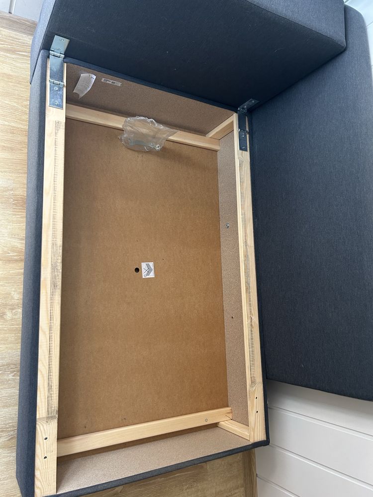 Ikea rozkladana sofa kanapa szara