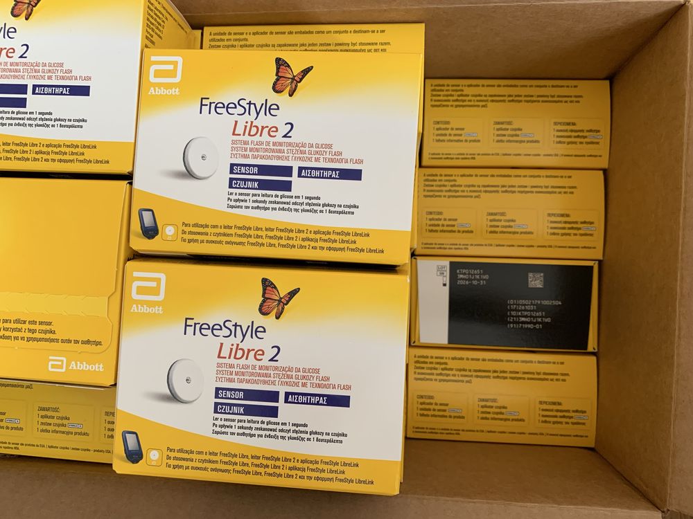 Freestyle libre 2. Nowe sensory. 179 za szt. Daty do 10-2026