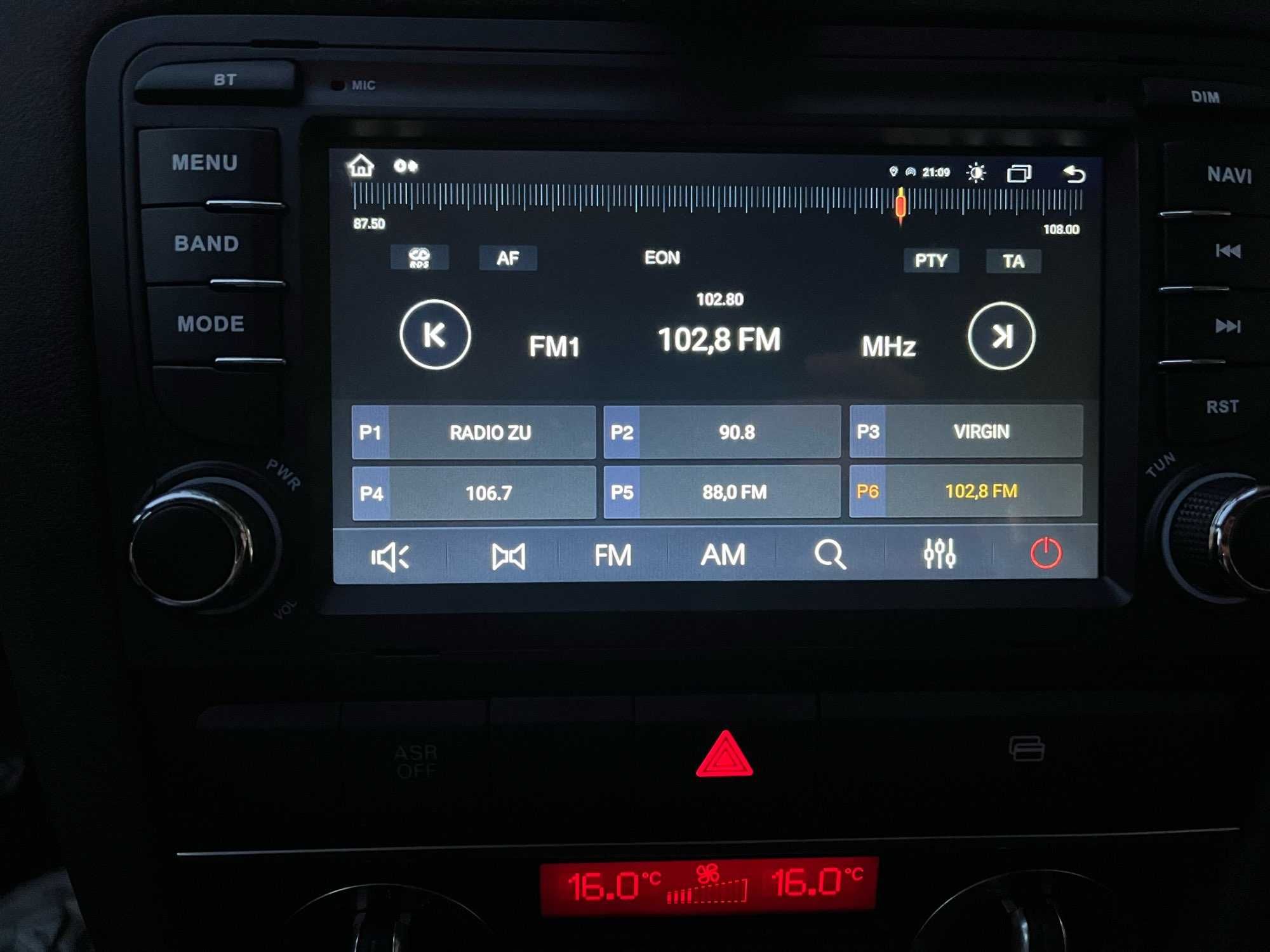 NOVO - Rádio ANDROID 11 para AUDI A3/TT - 8P 8J - 4GB RAM