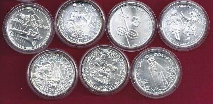 COLEÇÃO Completa  das 19  Moedas de 1.000 Escudos Prata