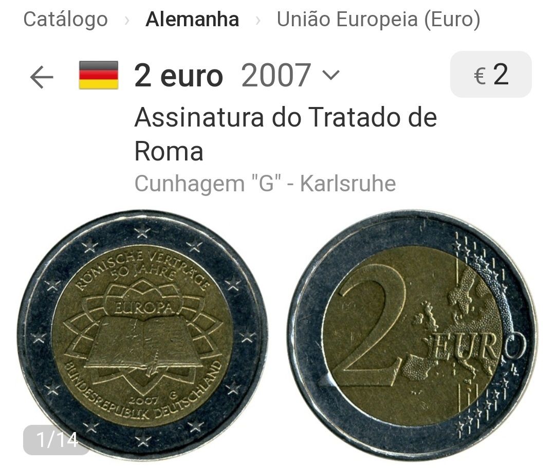 Moeda 2€, Alemanha 2007