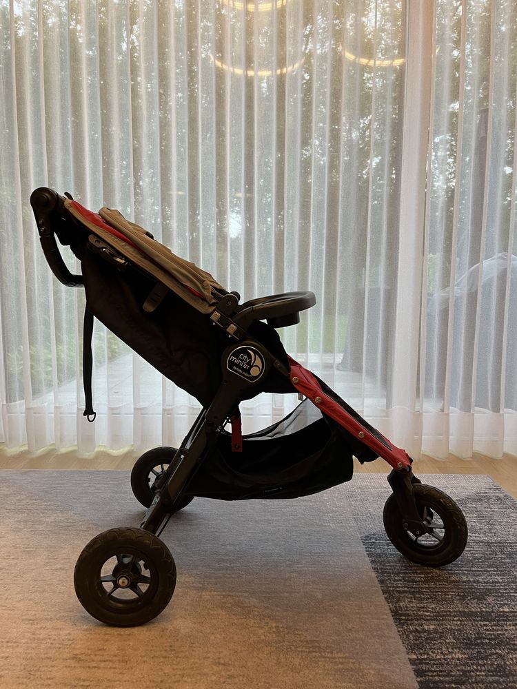 Baby Jogger City Mini GT Czerwony stan bardzo dobry