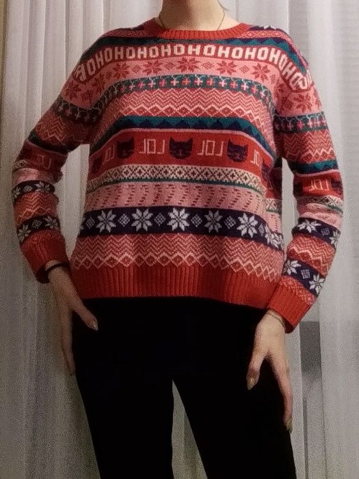 Тёплый мягкий свитер размер М