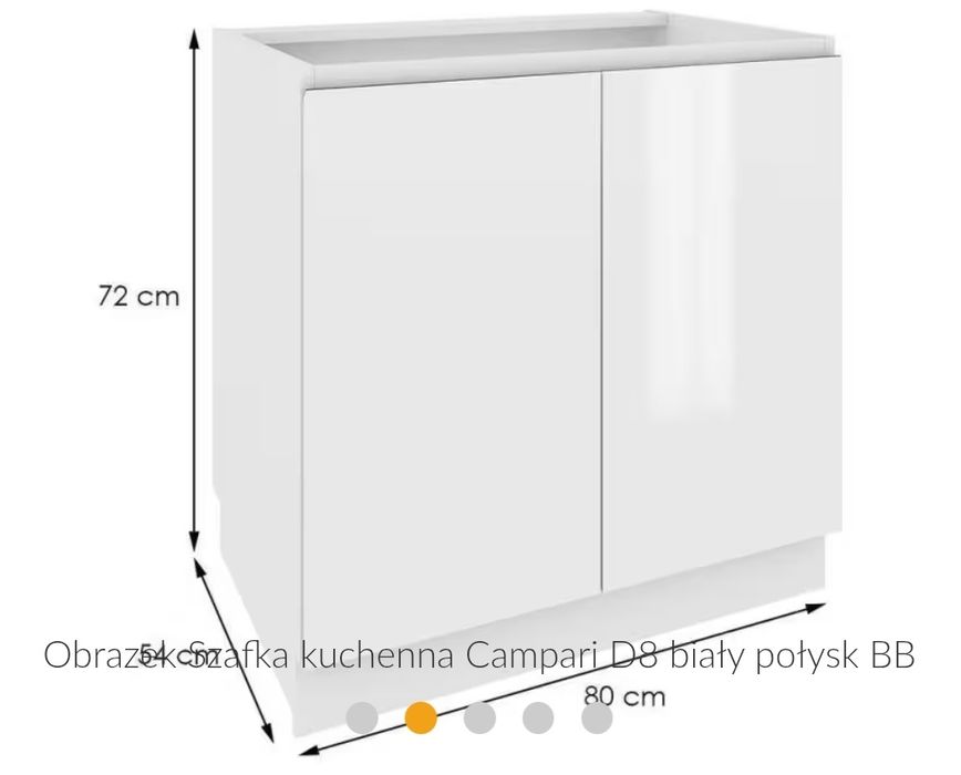 Kuchnia Campari szafki - różne elementy