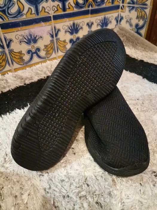 Sapato Homem de tecido com pêlo por dentro Nr.39