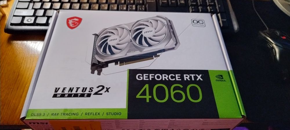 Відеокарта MSI RTX 4060 8Gb OC Ventus 2x White Гарантія