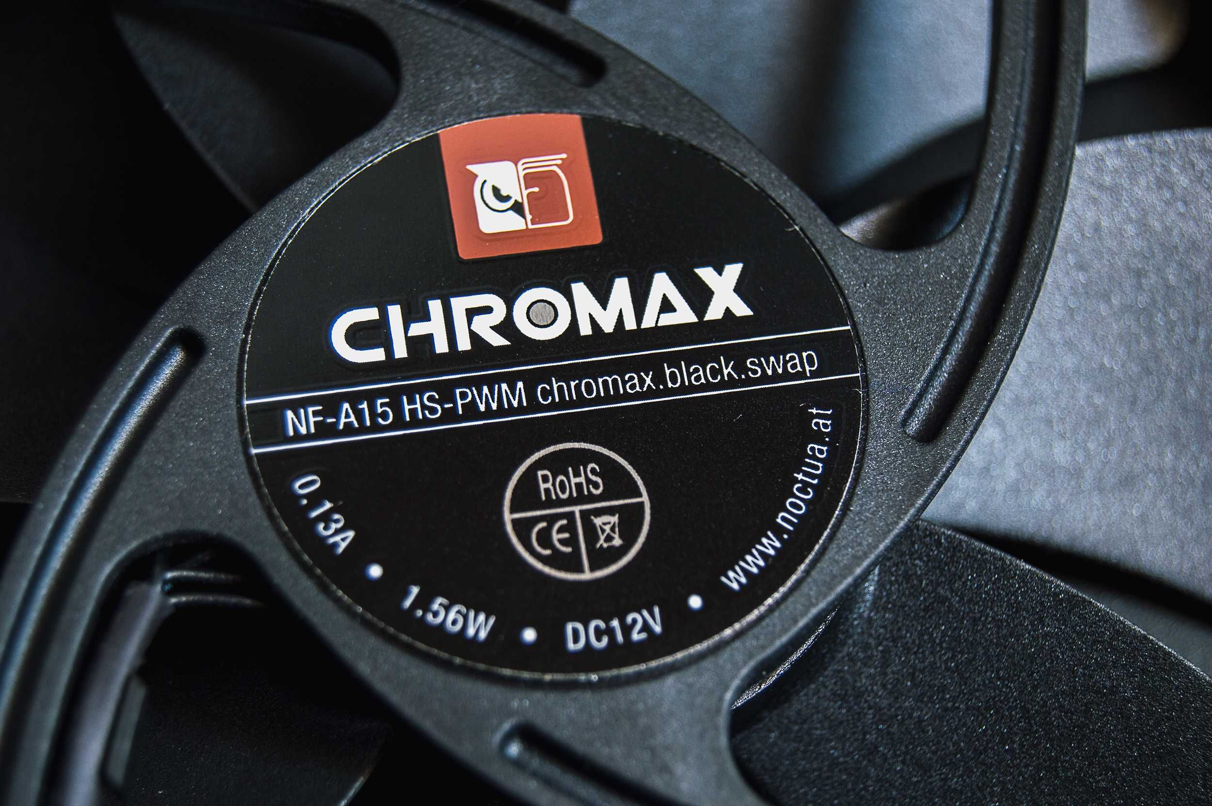 ТОП. Noctua NF-A15 HS-PWM chromax.black.swap (вентилятор 140 мм)