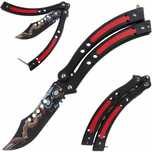 Nóż Motylkowy Treningowy Balisong Cs:go Motylek