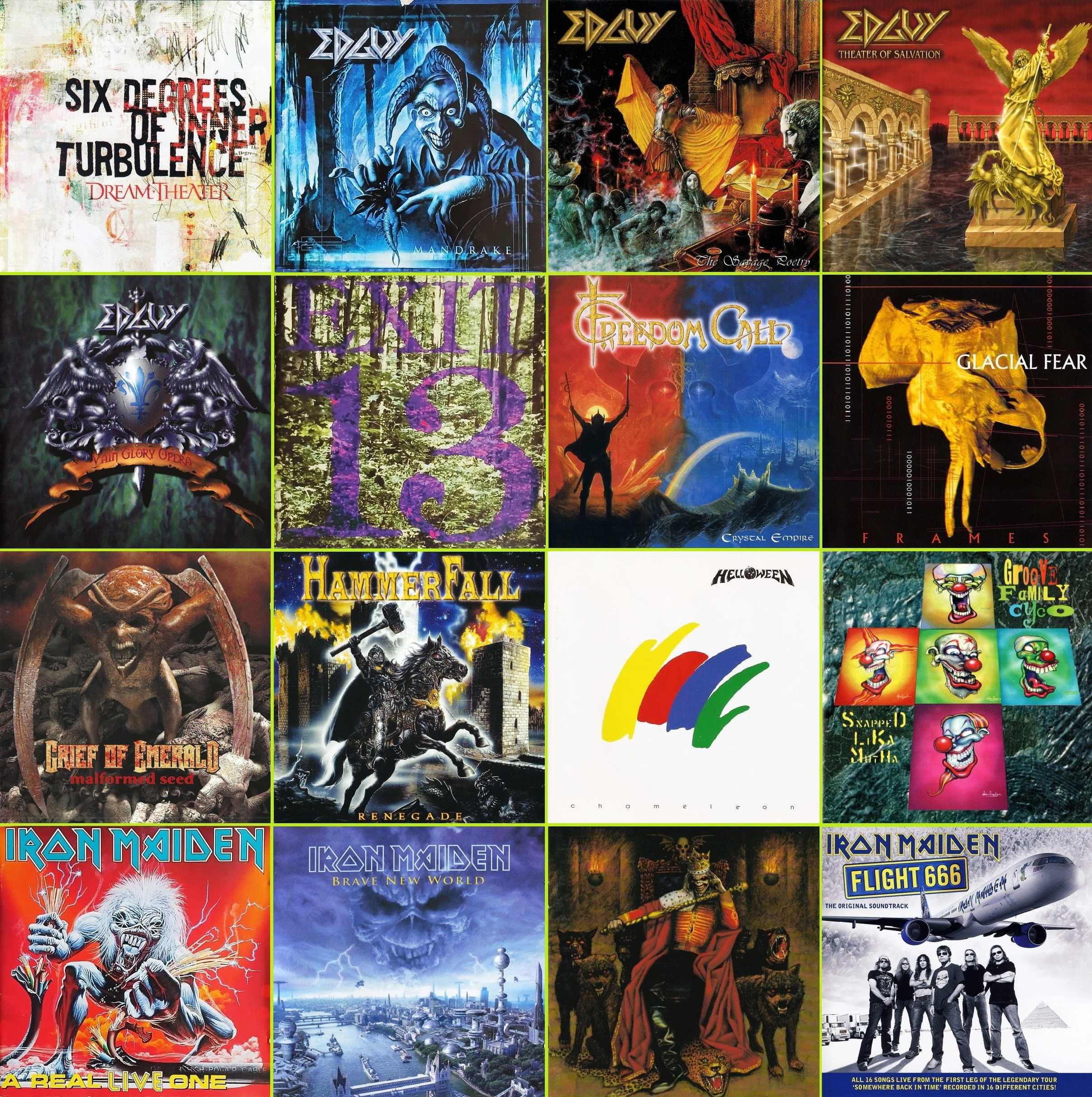 116 CDs - METAL - Muito Bom Estado
