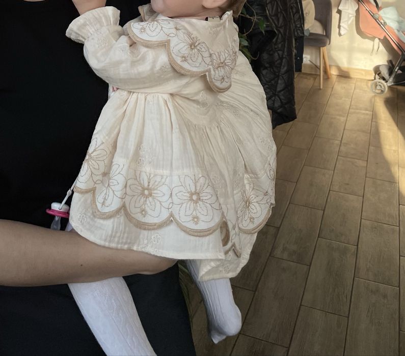 Дитяча муслінова сукня, 80 розмір