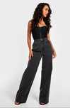 Джинси Boohoo р. uk 16 eur 44 wide leg boyfriend