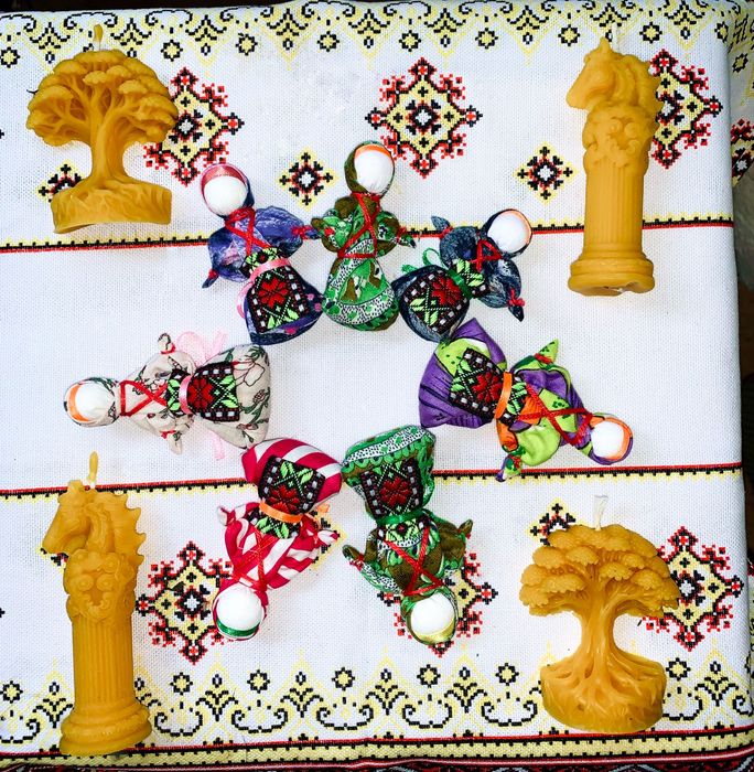 Свічки з натурального бджолиного воску