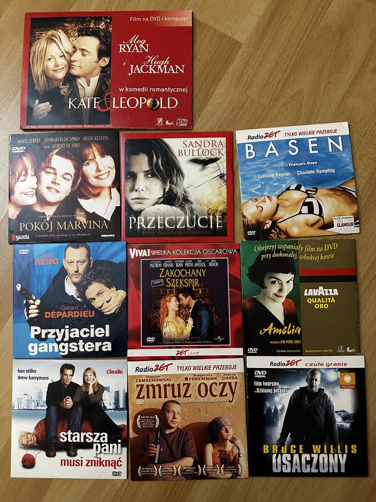 Pakiet 10 filmów na dvd