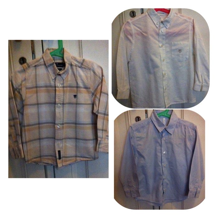 Pack 3 Camisas Metro kids, Knot e Mayoral, tam 4-5 anos