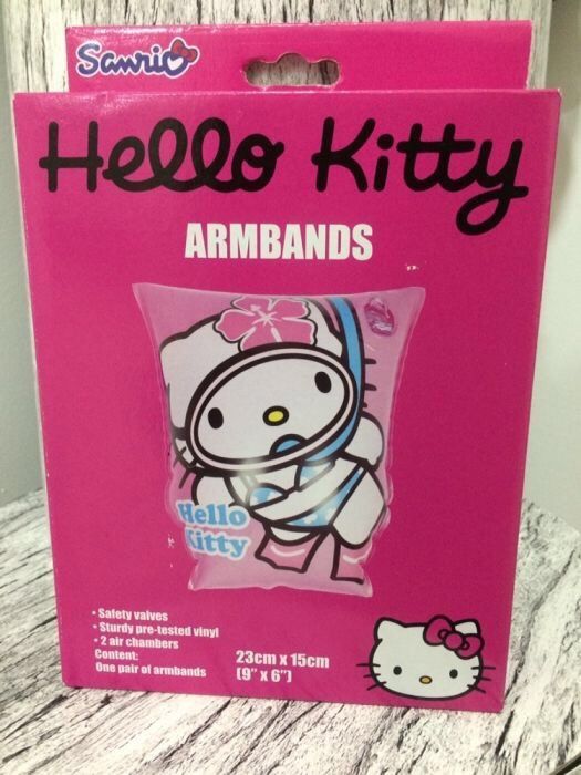 Braçadeiras Hello Kitty Novas em Caixa