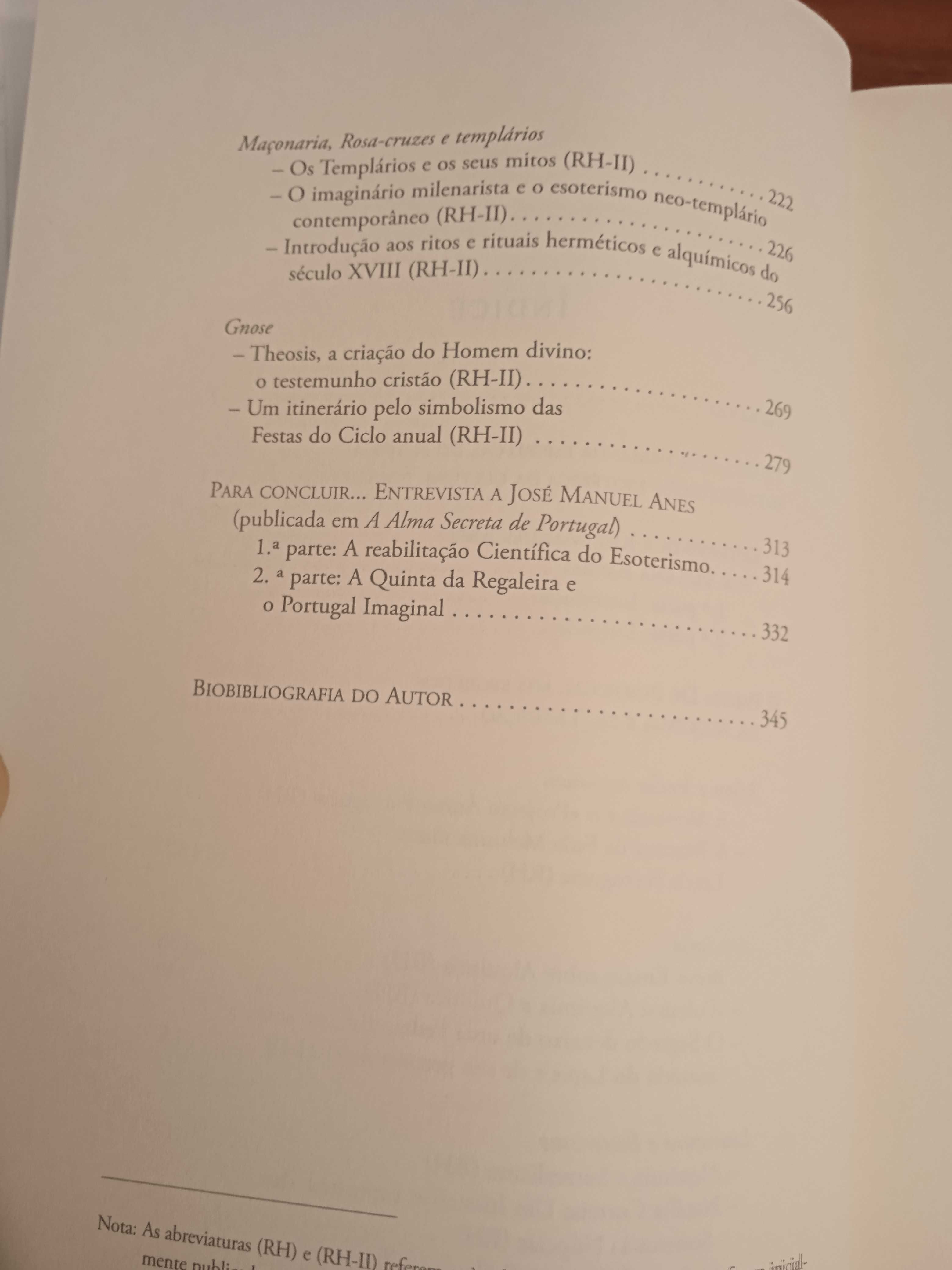 Livro Um outro olhar - a face esotérica da cultura portuguesa