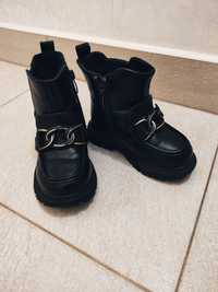 Дитячі осінні черевики з утепленням для дівчинки 25 розмір, 15.5см