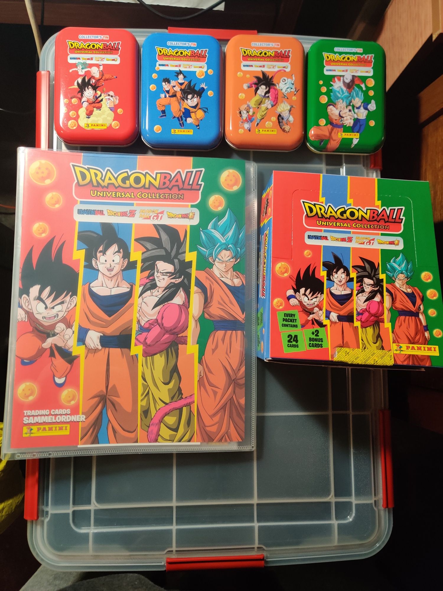 Coleção de cartas completa Dragon Ball Universal