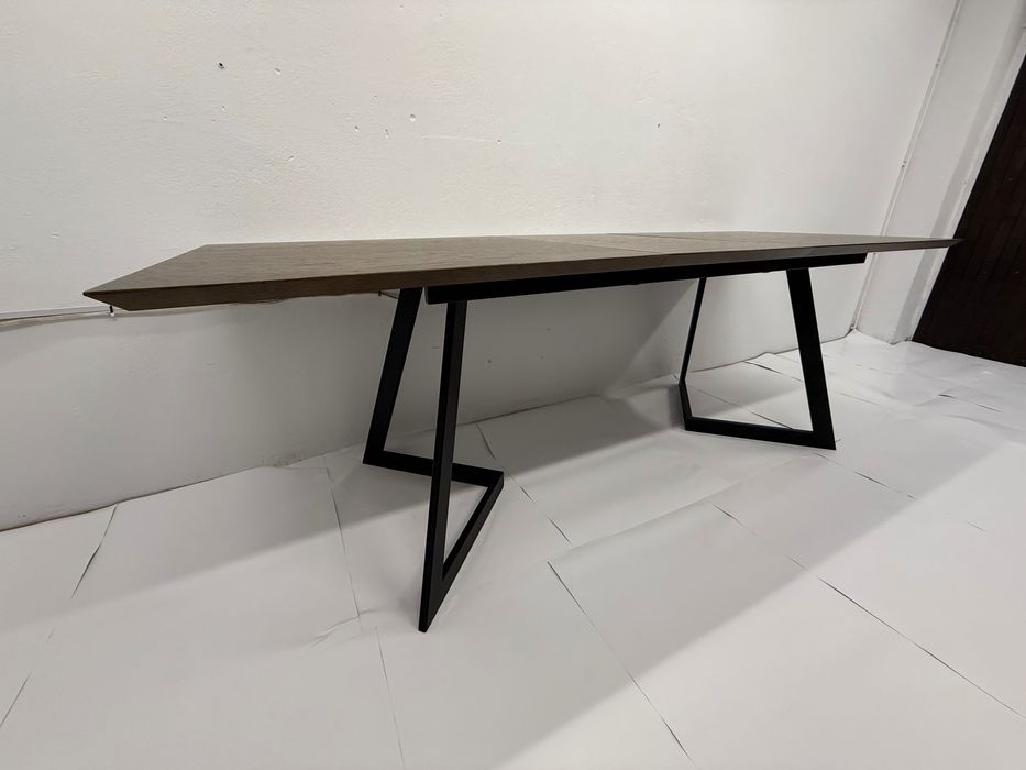 Stół dębowy do jadalni, salonu, rozkładany 170x80+50cm