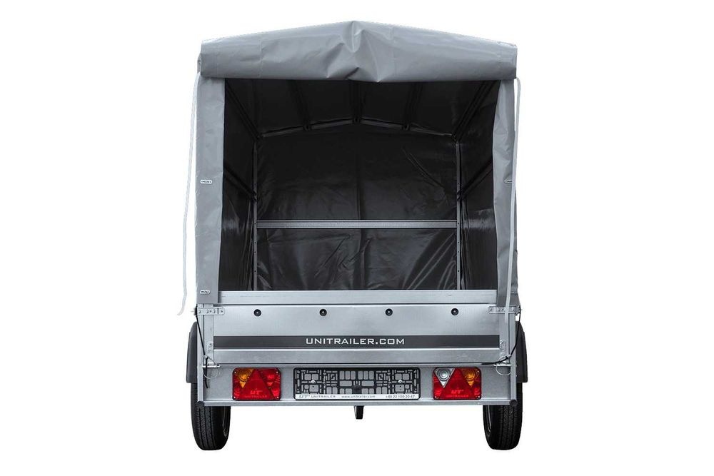 Przyczepka samochodowa GARDEN 264 KIPP 264x125 stelaż H1100 pokrowiec