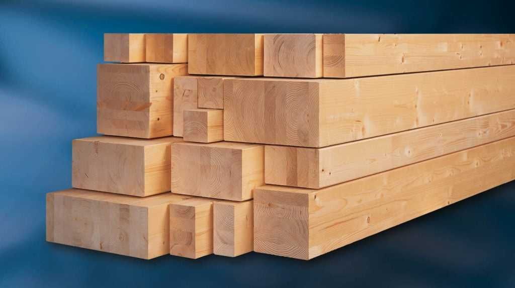 Drewno konstrukcyjne klejone warstwowo BSH Si GL24 (RÓZNE PRZEKROJE)