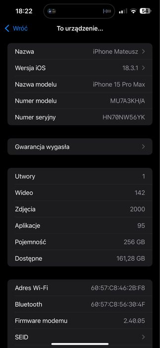 IPHONE 15 Pro Max 256gb