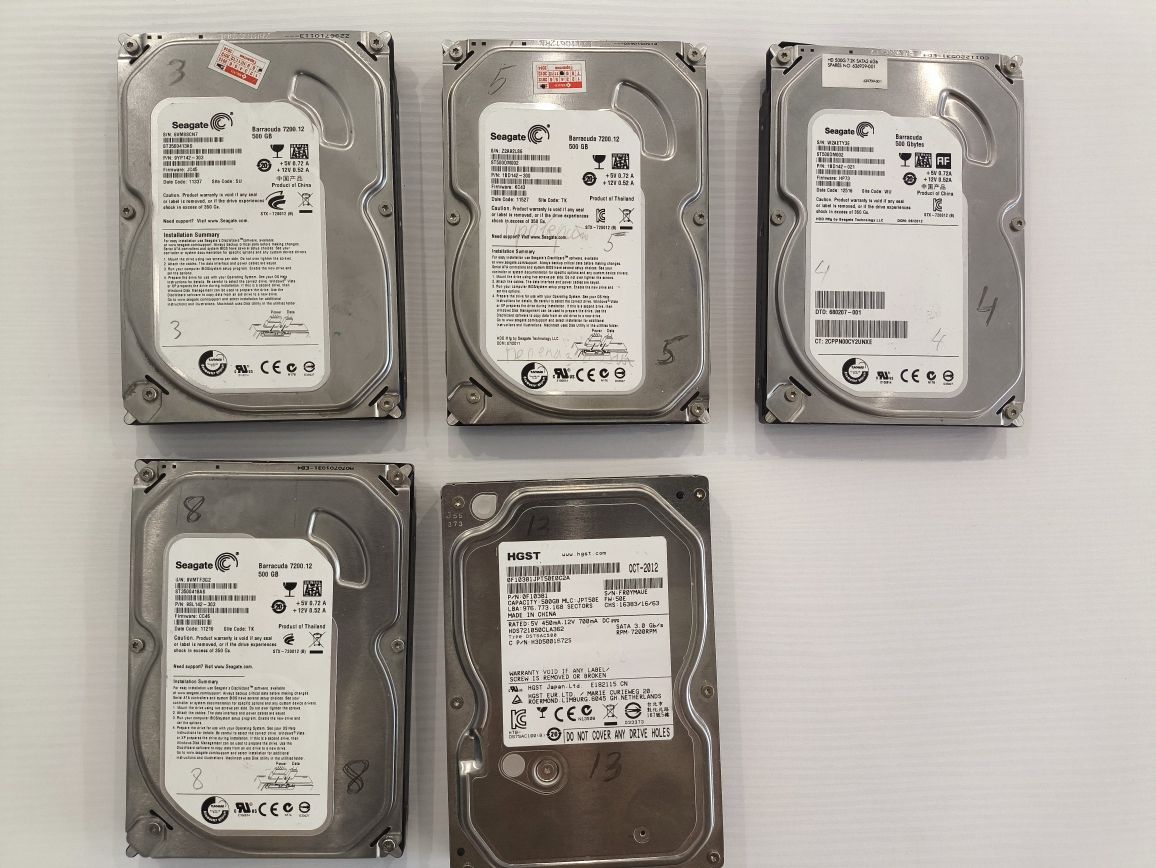 HDD Seagate, Hitachi, Жорсткий диск, 500 Gb