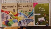 3 zbiory zadań do matematyki dla szkoły podstawowej klasa 5, 6, 7