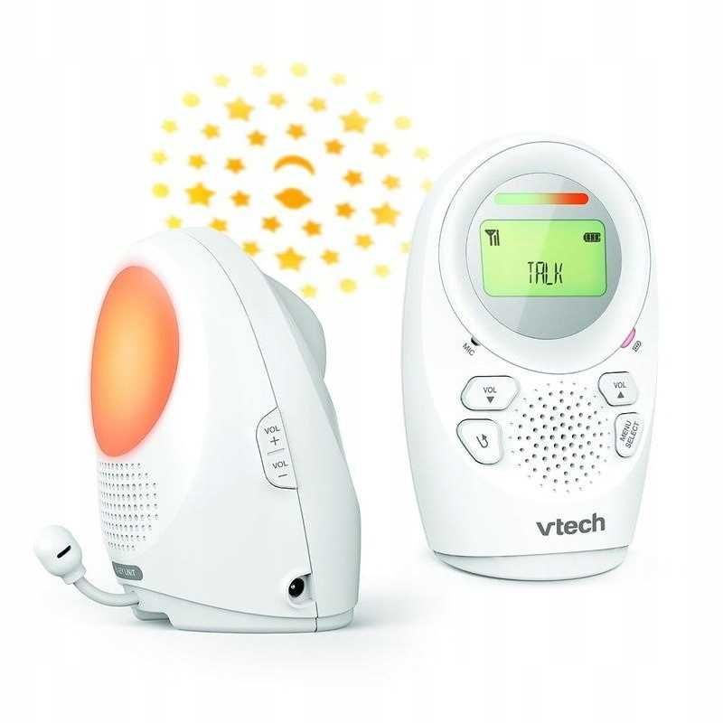 VTECH DM1212 niania elektroniczna 460m 5 kołysanek Baby Monitor biała