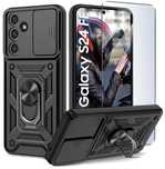 Etui Pancerne do Samsung Galaxy S24 FE + Szkło Hartowane